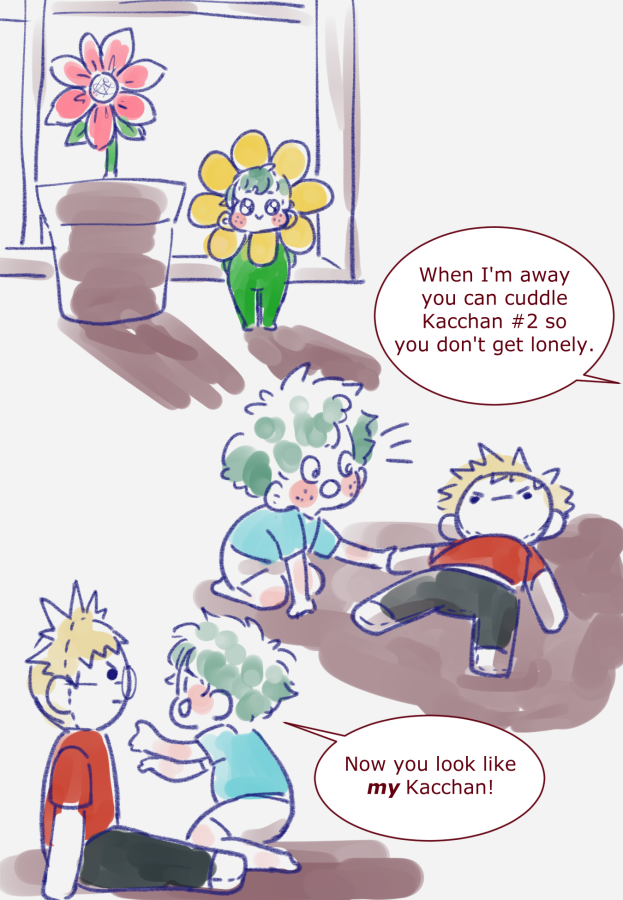 spiced_covfee's tweet photo. i'm in a funny mood tonight lol
Tiny!deku AU: baku just moved into a new apartment for uni and tiny deku suddenly appeared out of a hole in a wall. https://t.co/JPZCxBW8pn