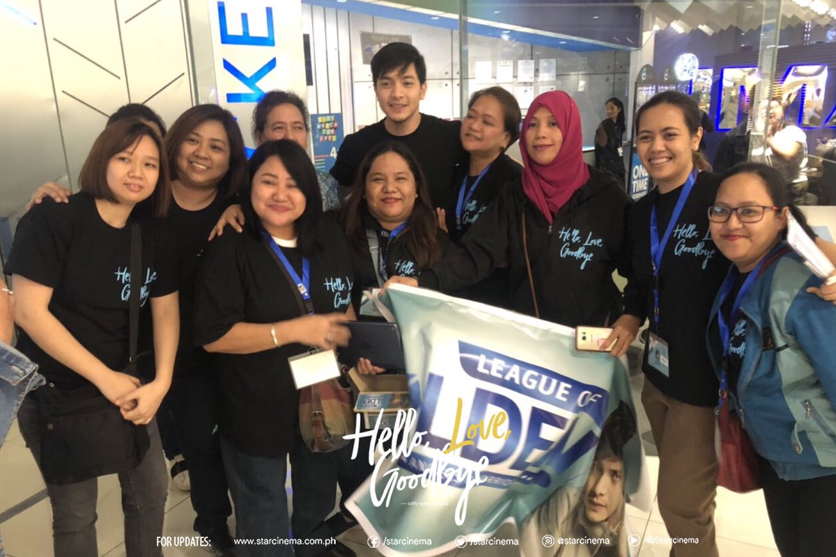 StarCinema's tweet photo. #HelloLoveGoodbye block screening c/o League of Alden Warriors ❤️ #HelloLoveFamDay https://t.co/dNg97IbnIw