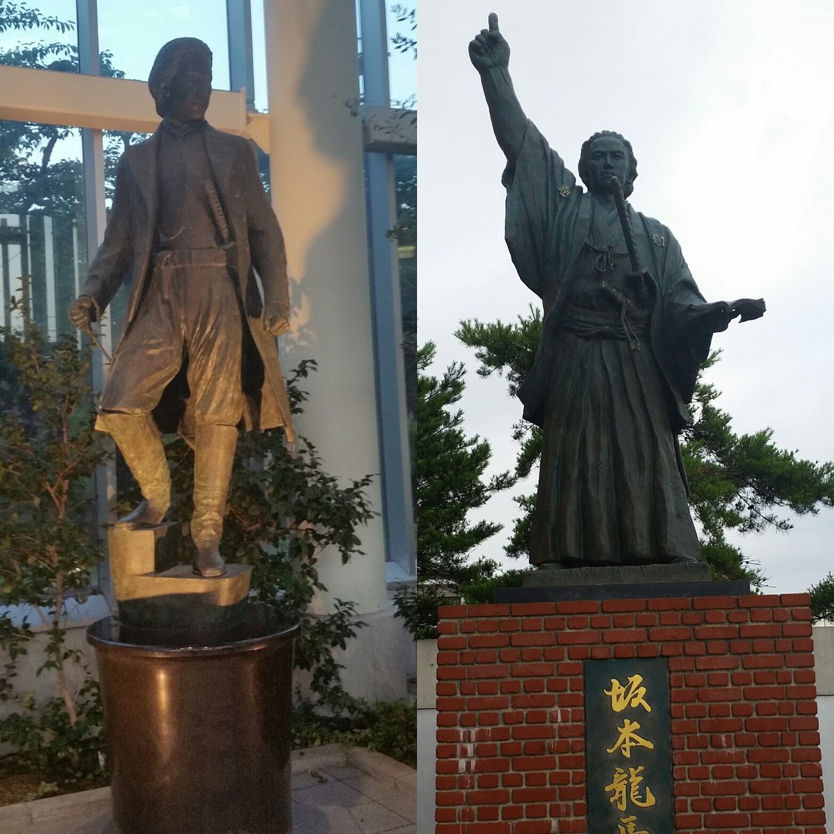 YM55YM55's tweet photo. 8/1～8/3広島→函館出張、費用対効果の検証の事は一旦忘れて！
幕末のファンの私！
土方歳三様にご挨拶、以外にも坂本龍馬様にも会えました（倒幕後失業した武士を北海道に移住する計画があった～）土方歳三最後の時に龍馬が生きていればと思いますね！
#土方歳三
#坂本龍馬
#函館 https://t.co/CMo7sTnwao