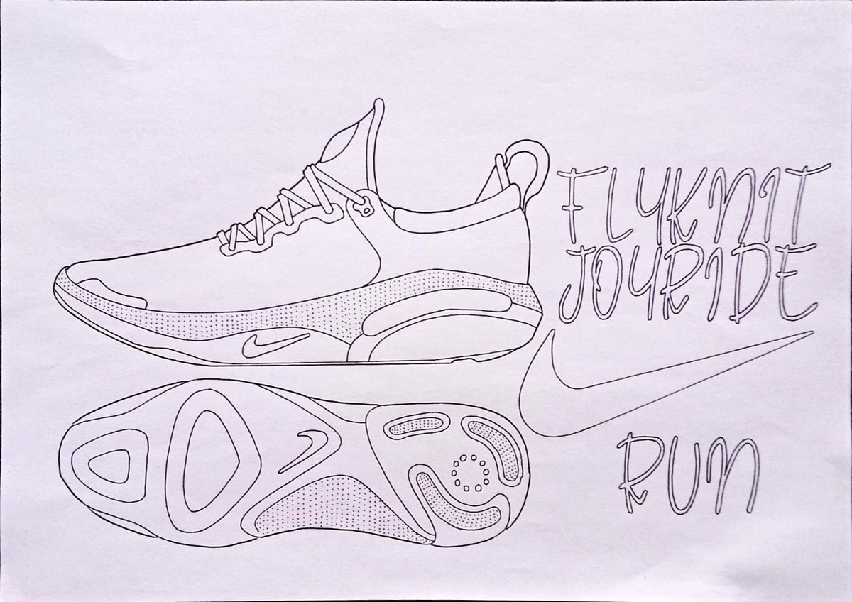 DRESDECO's tweet photo. @Nike Fkyknit Joyride Run / Footwear Artwork 
.
#art #artwork #artlife #pencilart #penart #Illustration #handdrawn #footweardesigner #design #sneaker #sneakerhead #Creative #callingallcreatives #lacelessdesign #ckinspiration #Industrialdesign https://t.co/Upg0RgwtNZ