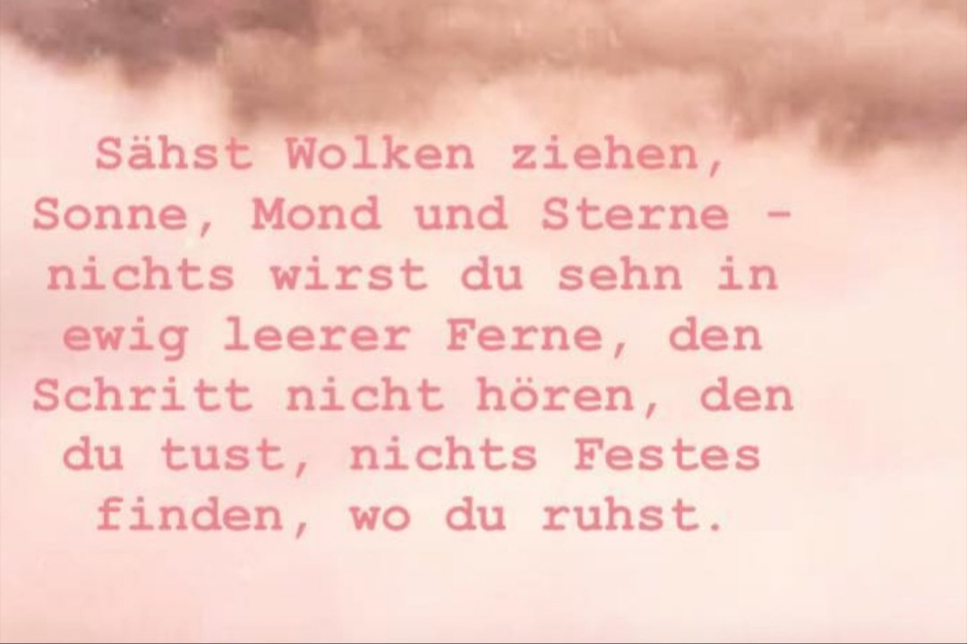 tinibiniie's tweet photo. 💗 #Goethe #Faust2 "Und hättest du den Ozean durchschwommen, 
Das Grenzenlose dort geschaut, 
So sähst du dort doch Well auf Welle kommen, 
Selbst wenn es dir vorm Untergange graut." https://t.co/kktrUWCgMw