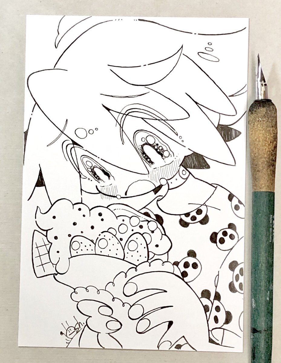 はうあ〜〜〜(クレープ初めて食べた顔) 
