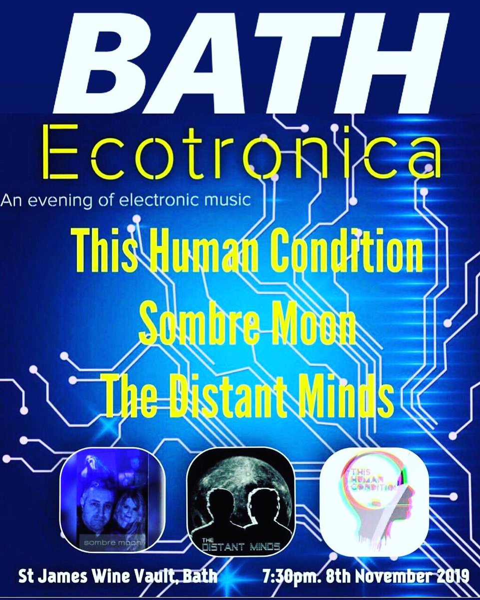ConditionThis's tweet photo. New gig date in Bath with @Sombremoon and @TheDistantMinds November 8th, 7:30pm @stjamesvaults Tickets on sale now via @Ents24 LINK: https://t.co/GGTsJ2O93n #thishumancondition #SombreMoon #Bath #Stjameswinevaults #gigs #ents24 #tickets #onsalenow https://t.co/MMPPp778ht