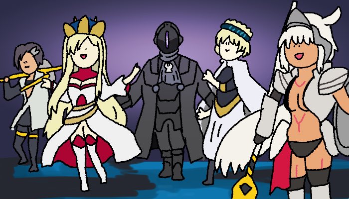 ドゥビドゥバ On Twitter 2部5章の新鯖 真ん中の黒い仮面の鯖が気になるな