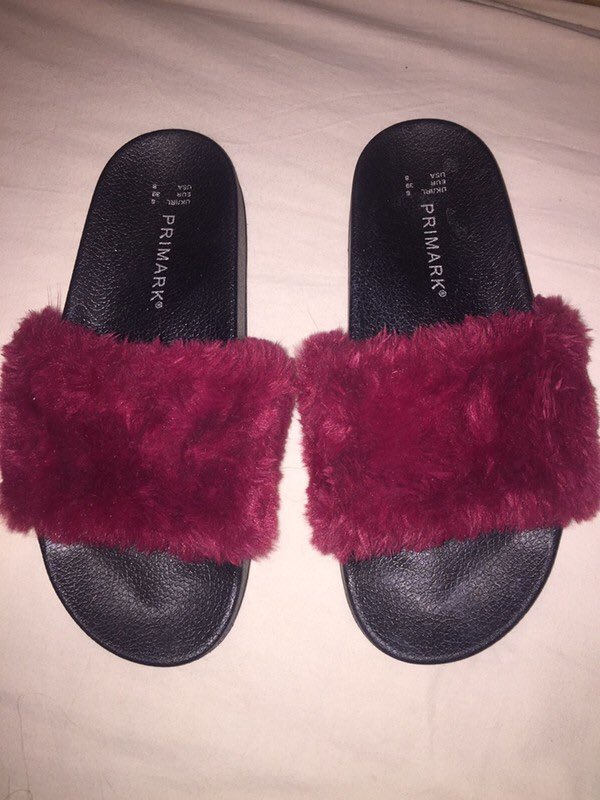 claquette fourrure amazon