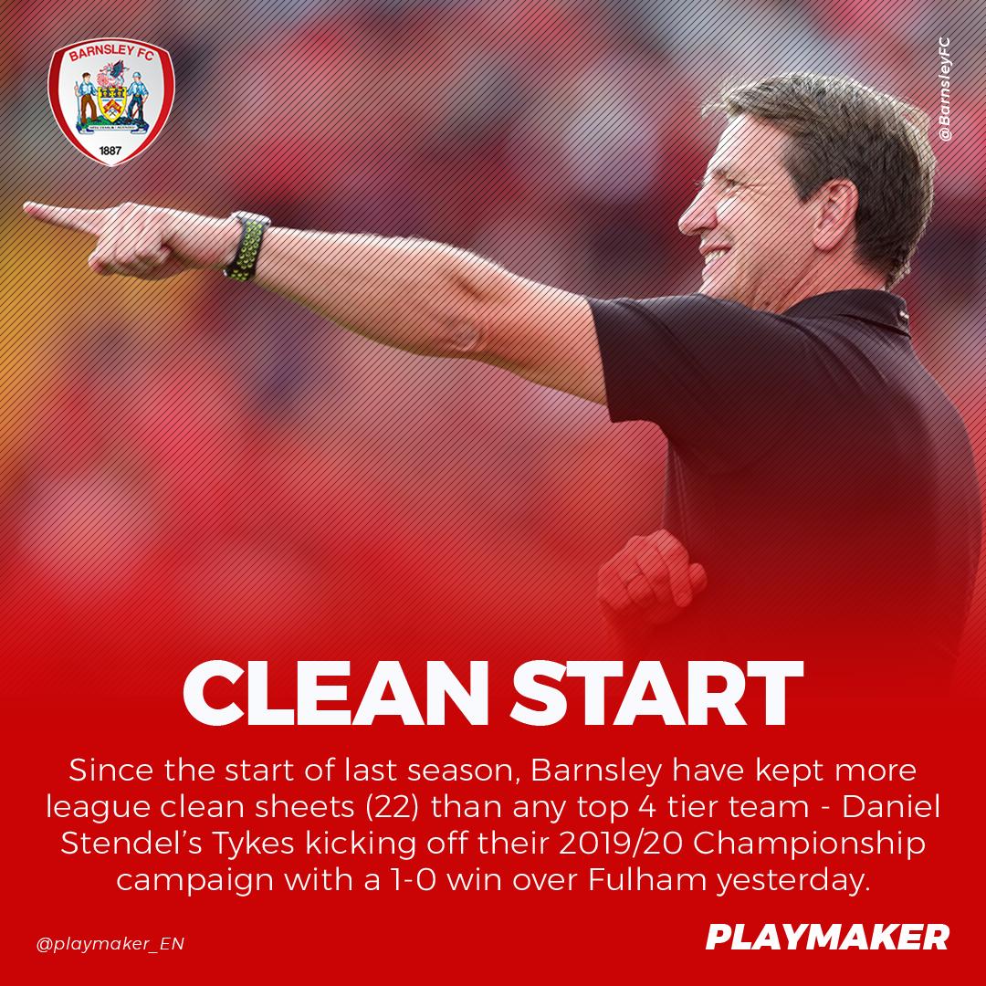 playmaker_EN's tweet photo. 📈 Most league clean sheets (top 4 tiers; fr. 2018/19):
22⛔: 👊BARNSLEY👊
21⛔: Liverpool, Sheff U, Tranmere
20⛔: Man C, Luton

#COYR @BarnsleyFC https://t.co/s6NXRatPqR