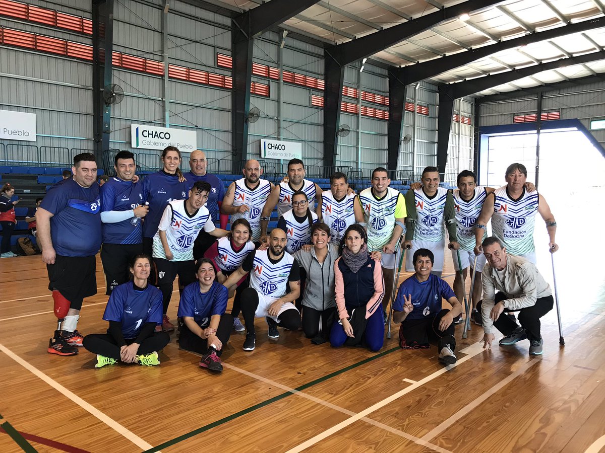 En Resistencia, Chaco dimos comienzo a un sueño de <a href="/cometto_laura/">Laura R Cometto</a>. Primera fecha en Argentina de la  Liga Nacional dé Sitting Voley. Emocionados, felices y cumpliendo objetivos!! <a href="/paravoleibolarg/">Paravoleibol Argentina</a> <a href="/hugoconte7/">Hugo Conte</a> <a href="/arrobamonti/">mariano montivero</a> <a href="/Flacarequi/">María Eugenia Requi</a> <a href="/metrovoley/">FMV</a> <a href="/PateandoLimites/">PATEANDO LÍMITES</a> <a href="/aleperezironman/">Alejandro Perez</a>