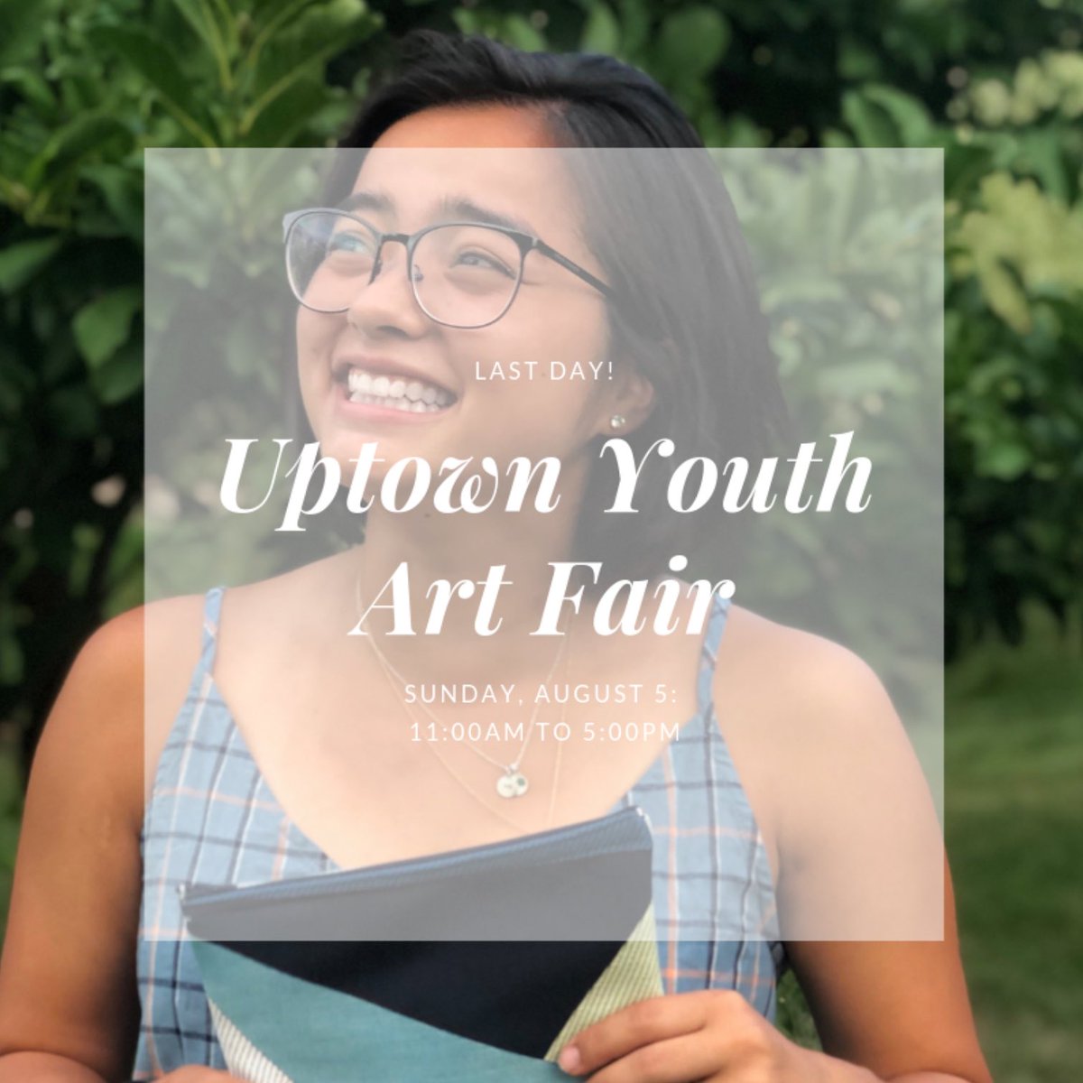 This is the last day to see the great artworks and crafts and taste great food at the 2019 Uptown Art Fair! I will be selling in the Youth section from 11:00 am to 5:00 pm.