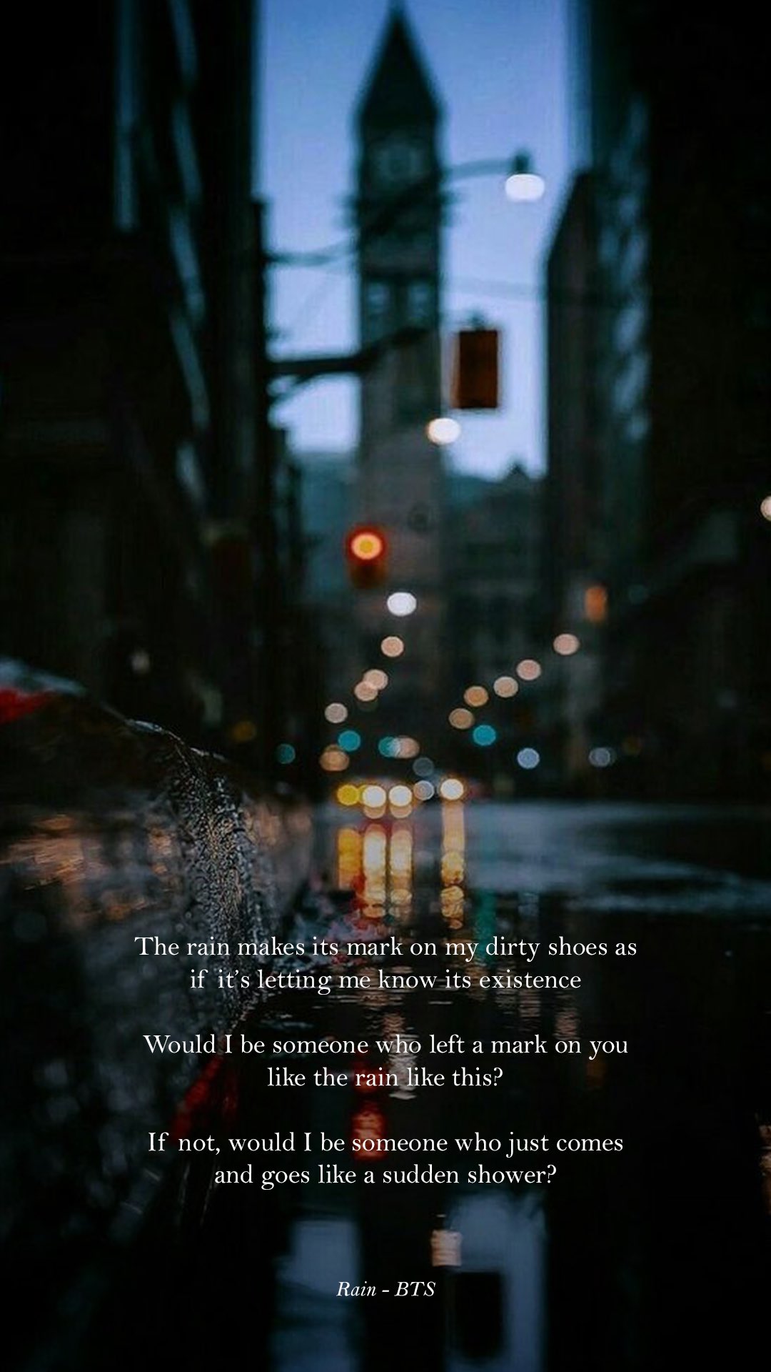 Twitter 上的bts Lyrics Left A Mark On You Rain Bts Lyrics Quotes Inspiration Wallpaper Lockscreen Aesthetic Mood Rain Mpn Bts Bts Twt T Co Mmrt2dxvnj Twitter