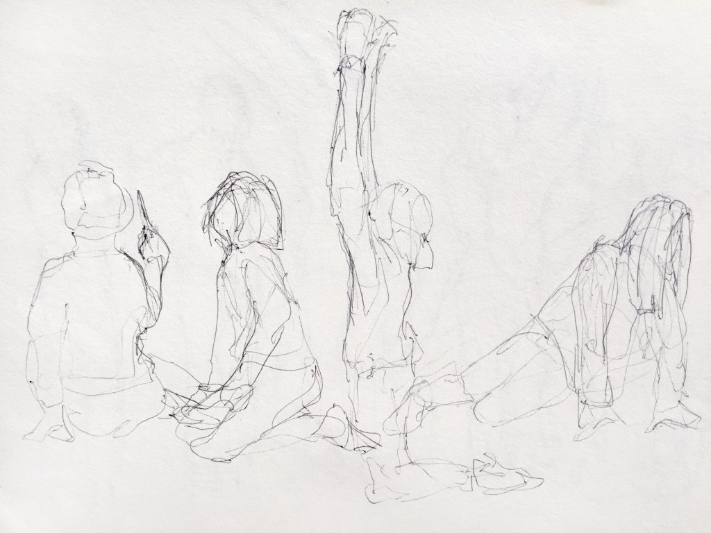 Si conclude la galleria di immagini degli studenti dell’Accademia di Belle Arti di Firenze, eseguiti durante  Hortus Festival – Cantieri Culturali Isolotto, per il laboratorio • La rappresentazione del gesto. nellepieghedelcorpo.wordpress.com/2019/08/04/la-…