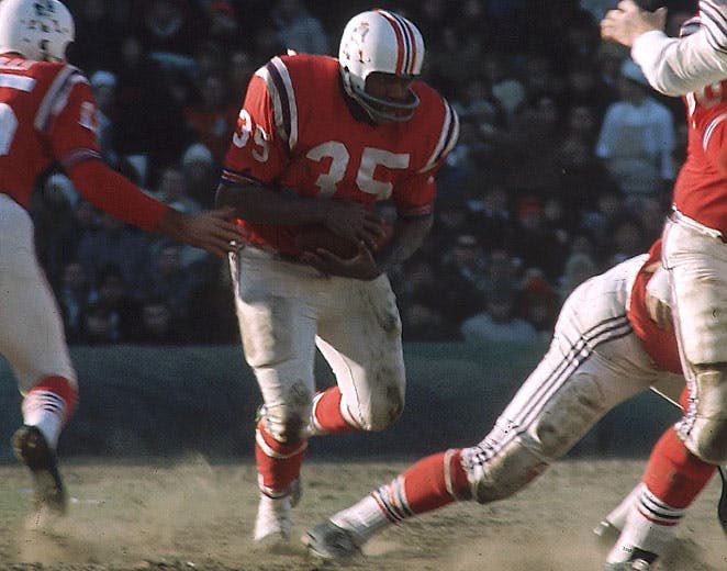 We've got Jim Nance days left until the  #Patriots opener!Drafted by the  #Patriots in 1965, Nance led the AFL in rushing in 1966 and 1967In 1966, he became the only player in AFL history to rush for more than 1,400 yards in a season, and won the league MVP. He was 3x All-AFL