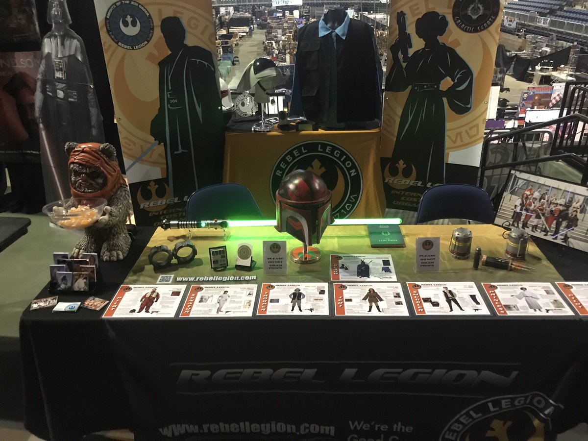 Day two of <a href="/StocktonCon/">Lodi Comic Con Spring on May 9-10!!</a> - come by and say hi and ask how you can be the spark, that will light the fire that will burn the First Order (and the Empire) down!  We are on the second floor in space FD12 between the <a href="/501stLegion/">501st Legion</a> CCG and <a href="/C_Andrew_Nelson/">C. Andrew Nelson</a>
