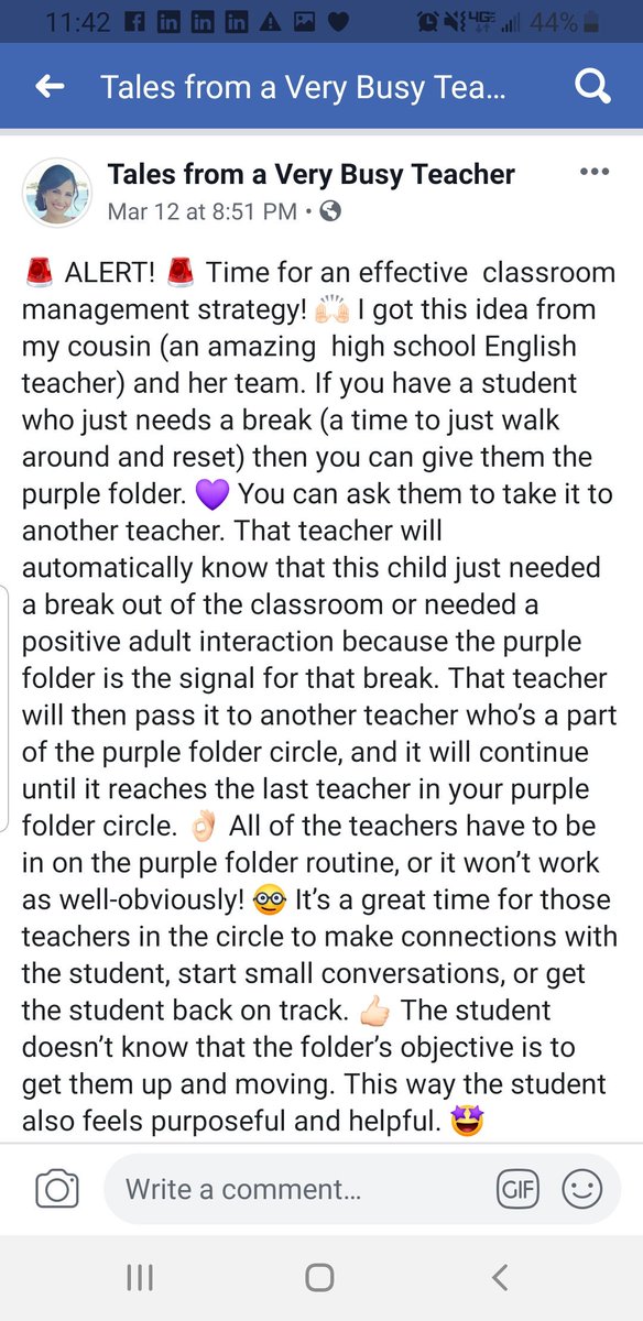 HighFiveK12's tweet image. One of the best ideas ever! 
#TraumaSensitive
#HackingSchoolDiscipline