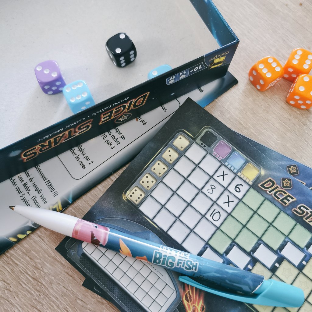 _Hina___'s tweet photo. Partie solo de #DiceStars en cours !
#bgg #j2s https://t.co/mRW7zYYinX
