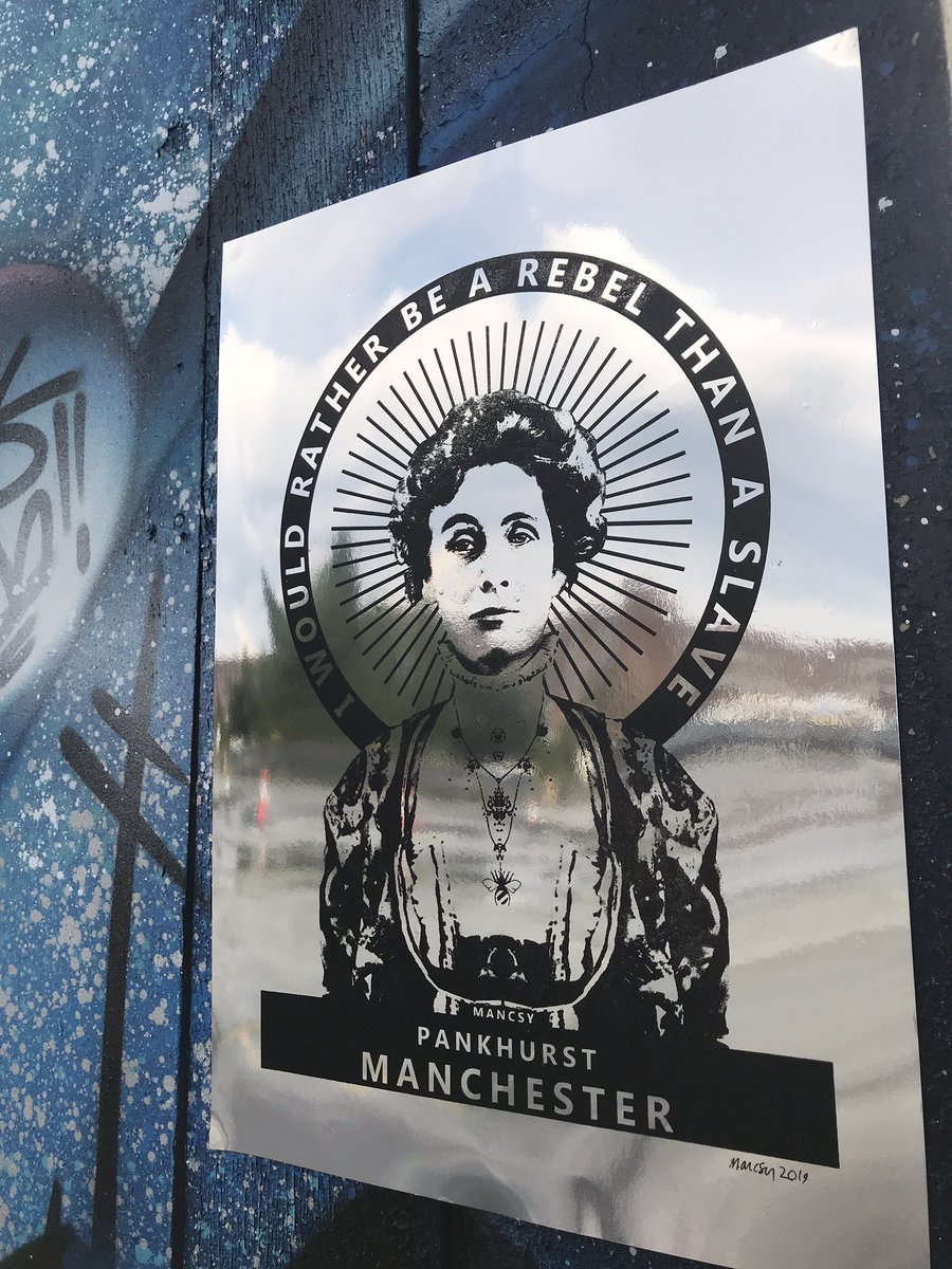 RealMancsy's tweet image. Pankhurst #silver only one out in #Manchester #testprint