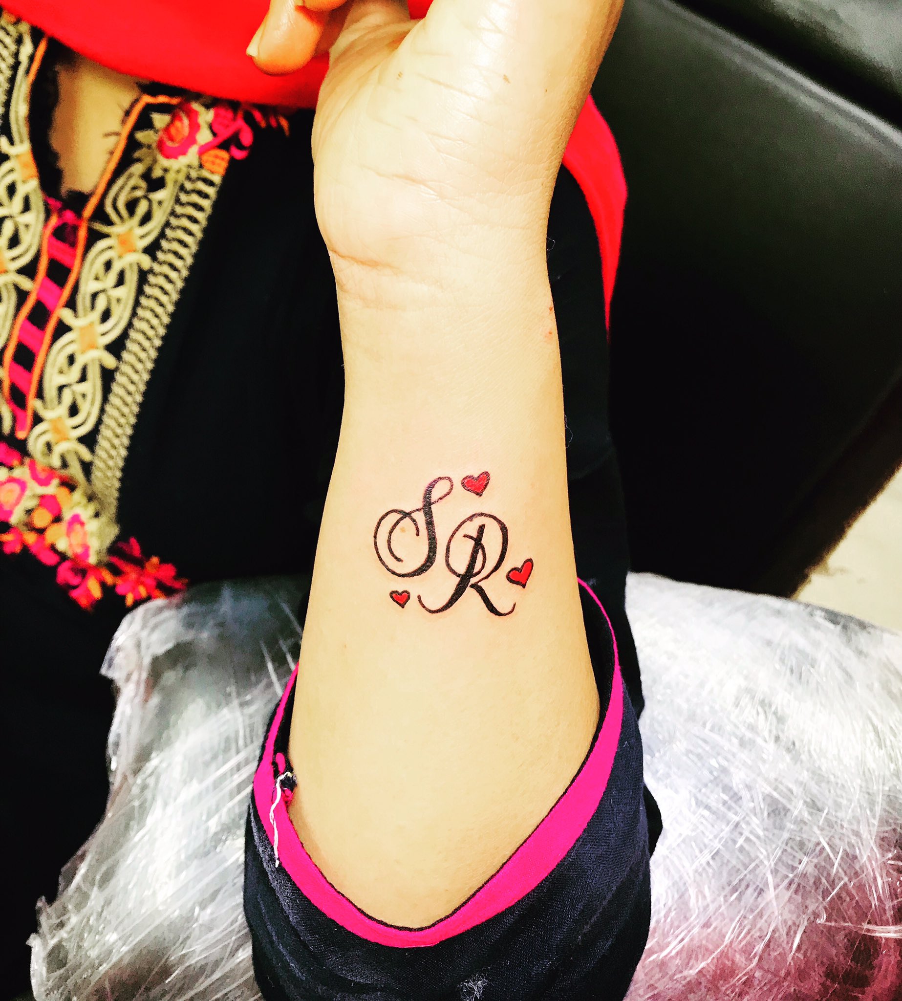 Alphabet s tattoo on exterior forearm  Rr Tattoo Studio Bangalore  Jhaiho