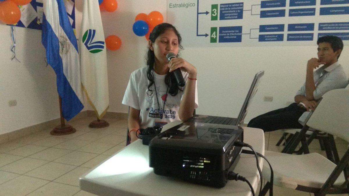 Karen Aguirre de <a href="/Mozilla_Nic/">Mozilla nicaragua</a> donde hablo de como con Firefox hay más protección y menos preocupación al navegar por internet. <a href="/mozilla/">Mozilla</a> <a href="/mozilla_hispano/">mozilla hispano</a> <a href="/mozilla_ca/">MozillaCA</a> #MozActivate19 #MozillaActivate #MozillaActivateDay #MozCA