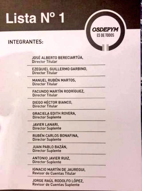 SOsdepym's tweet photo. Tenemos que seguir por este camino.  Apoyo incondicional Lista N°1!!! Vamos 💪💪💪 @jabereciartua y @ezegarbino https://t.co/PAo8LiVO8o