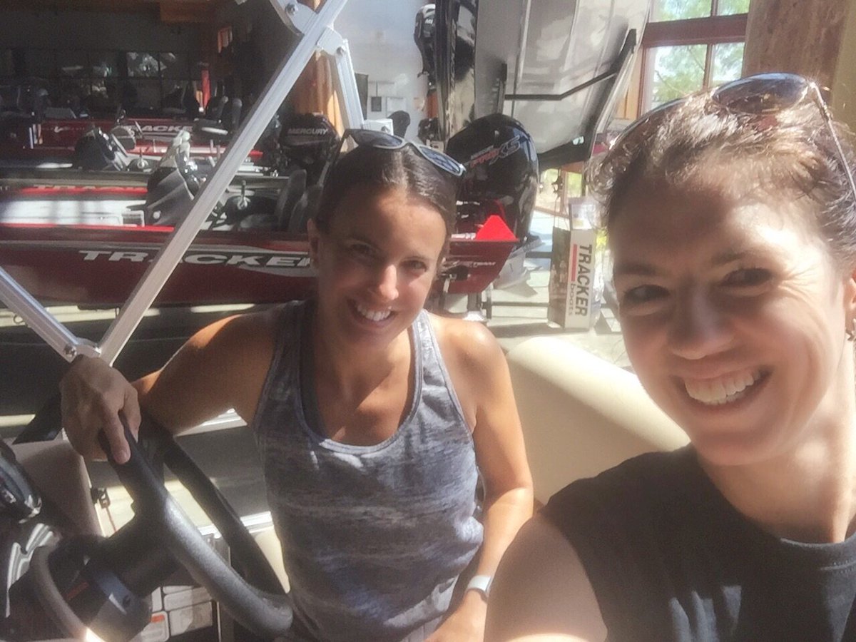 itsmrsward's tweet photo. The best boat ride selfie we could manage this summer! #LLESsummer @MissPetrocelly https://t.co/kqoar1aGB9