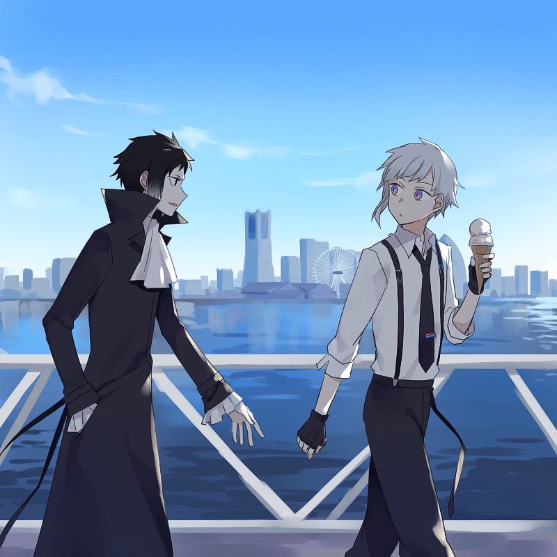 thatsaltyfujo's tweet photo. Aren't they adorable? ksksksks. This is actually a new ship I'm rooting in the series aside from skk. So yeah I'm feeding y'all with AkuAtsu content~
#bsd #bsdship #akuatsu #akutagawa #atsushi https://t.co/nDf7goxX26