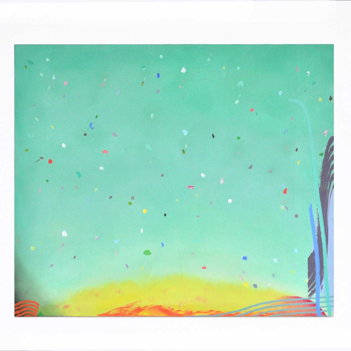 Au Jasmine 146x155 cm acrylic on canvas #sublime #againstbrexit #artisgoodforthesoul