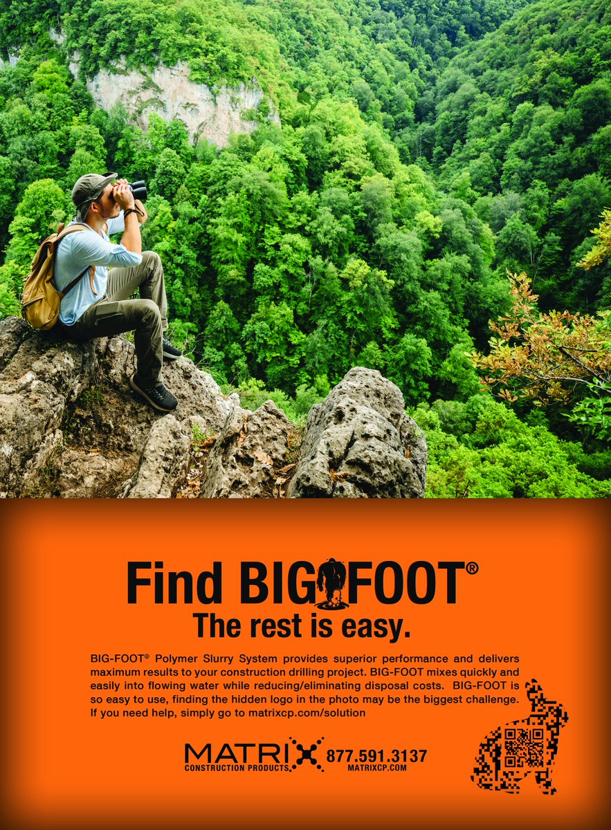 Can you find the hidden BIG-FOOT® ? If you need help, scan the QR code in the bottom right corner for the solution. #constructionproducts #drillingproducts