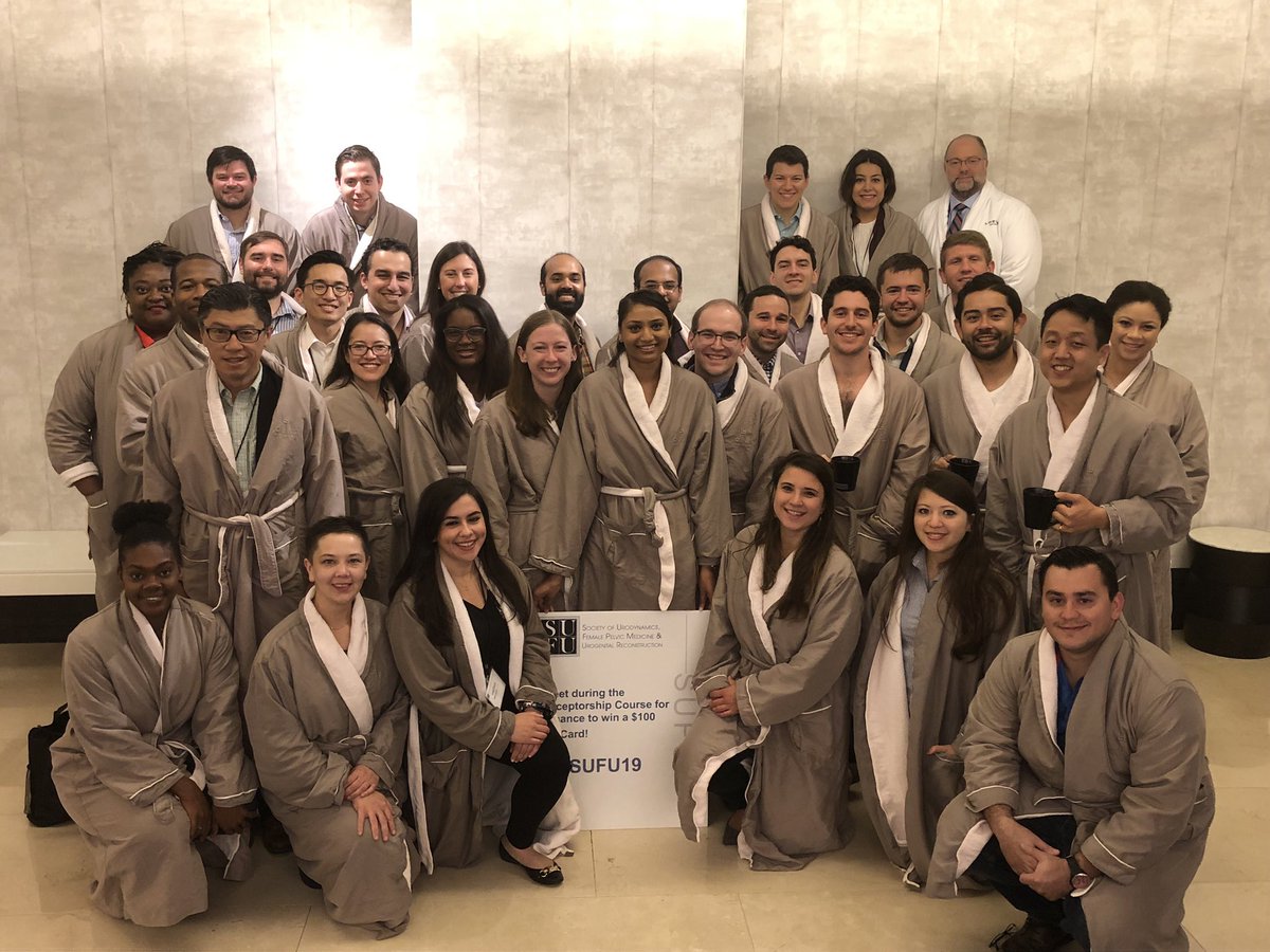 New tradition at SUFU Resident Preceptorship?  Or a challenge to next years group? Regardless still all work here. #SUFU19