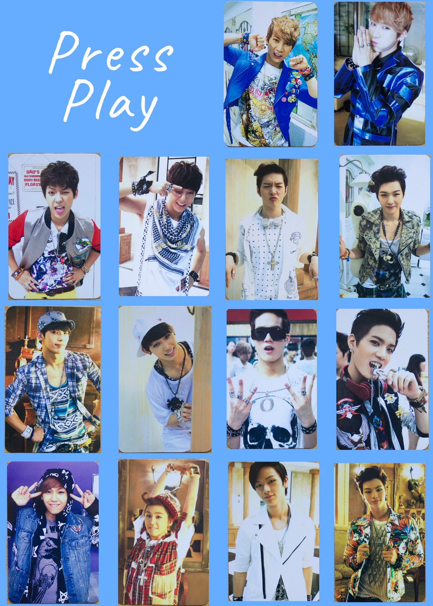 SilverLightAir's tweet photo. I was asked to post these so, all BtoB photocards by album -- Starting with Press Play, Thriller, Move, and Winter's Tale https://t.co/SX07fVDFkM