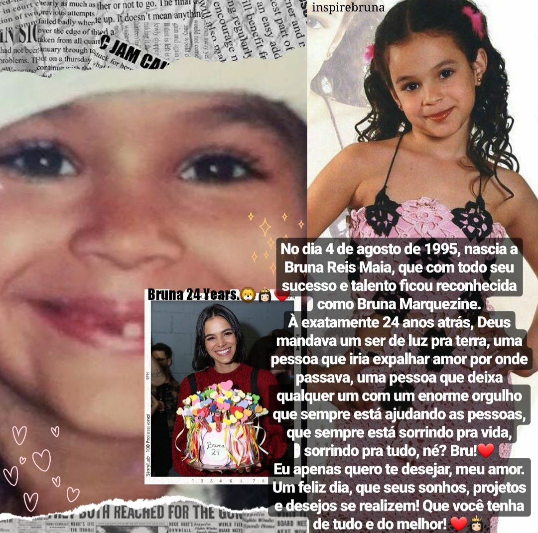 Happy Birthday, Bruna Marquezine.
I Love you Texto no fã clube(Instagram) 