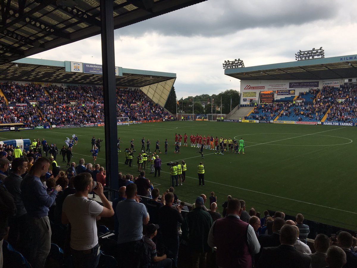 All ready for the first League match on Kilmarnock’s new synthetic pitch @FieldTurfUK <a href="/KilmarnockFC/">Kilmarnock FC</a>