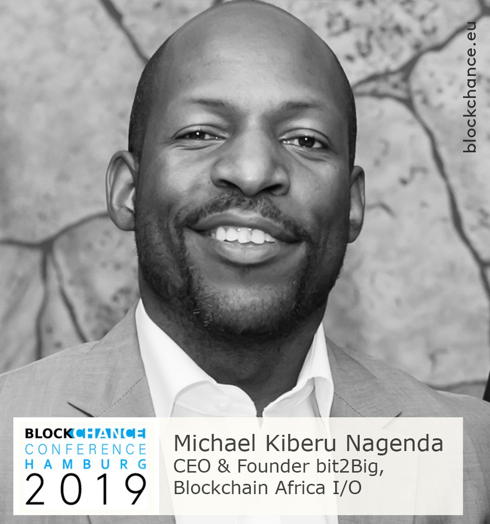 Blockchance_'s tweet photo. We are overjoyed to announce that Michael Kiberu Nagenda, CEO and founder at bit2Big, Blockchain Africa I/O, will be speaking at #BC19. 

12 days left until the conference: https://t.co/XJtLygJJfc 

#payment #blockchain #BTC https://t.co/RmTUjCoNpt
