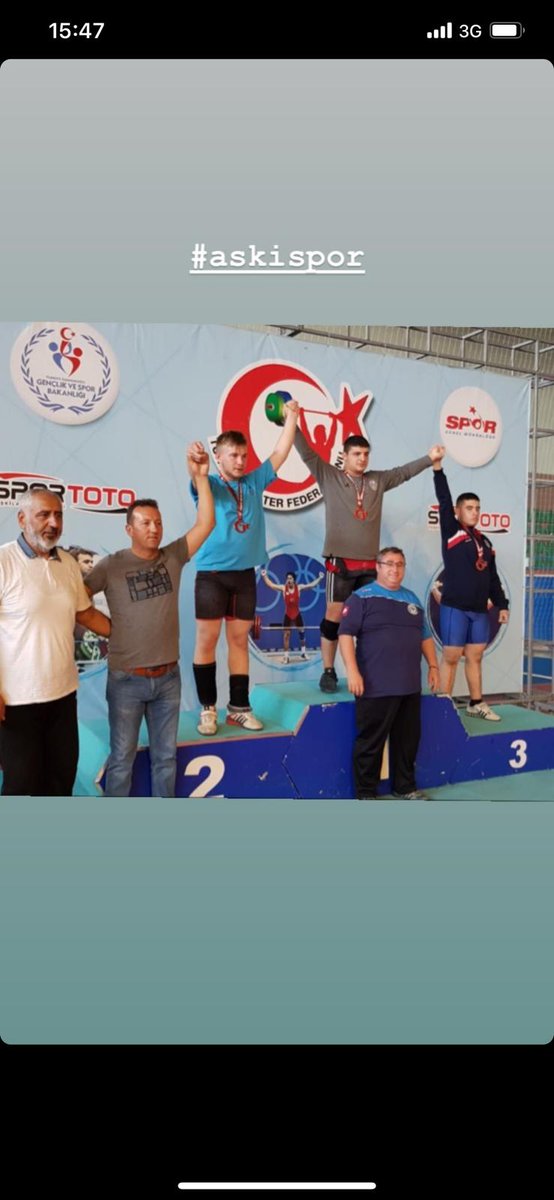 Nevşehir'de yapılan Yıldızlar Ferdi Türkiye Şampiyonası'nda ABB #ASKİSPOR sporcularından OSMAN KAAN ORHAN Türkiye Şampiyonu, İBRAHİM KAAN TALAY Türkiye 3.sü olmuştur.(89kg da) Sporcularımızı tebrik eder, başarılarının devamını dileriz.