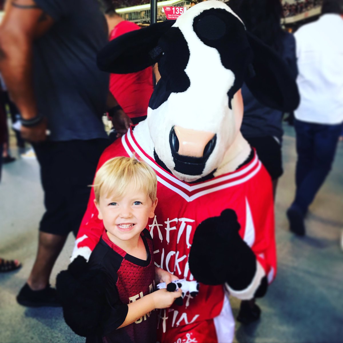 squeaksstories's tweet photo. Saturday Match Day mean @ChickfilA Cow Cuddles!!!! 🐮❤️ #AtlUtd #ChickfilaCow https://t.co/uoijqfnHSL