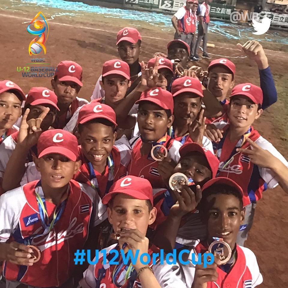 💪😎📸🤳 #U12WorldCup

Chinese Taipei🏆🥇 
Japan🥈
Cuba🥉