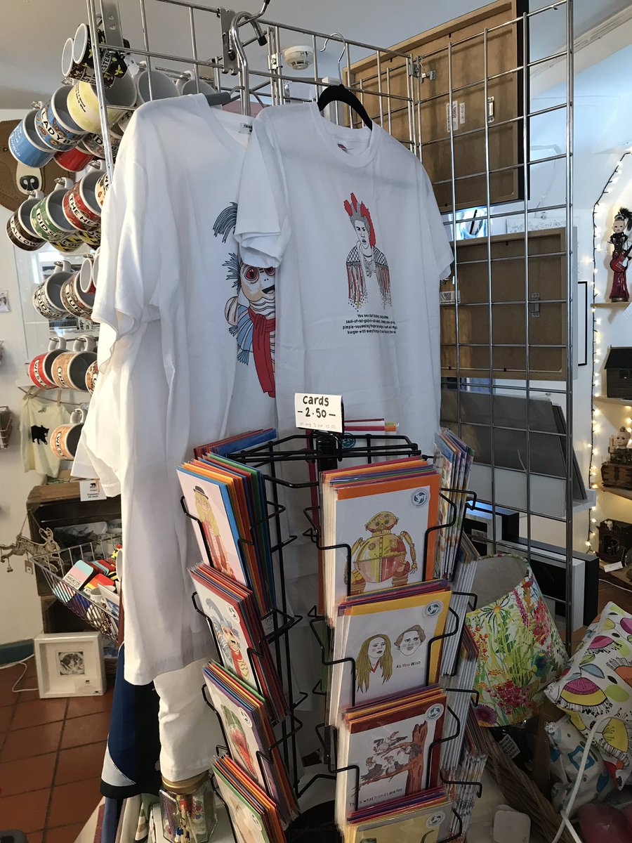 rRetro87's tweet photo. Mahoosive restock in #ACuriousCollection including new card, mug and T-shirt designs! Plus their 20% sale is still on until Wednesday so pop in to grab a bargain! https://t.co/4spUei5u6C