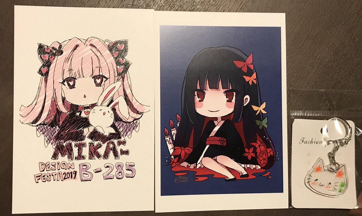 momo_hot_'s tweet photo. 本日デザフェスで可愛い
イラスト発見しました！
Mikaさんのイラスト ウサギとネコちゃもとても可愛い(*´▽｀*)@Mika_twin https://t.co/5FPf5QK73o