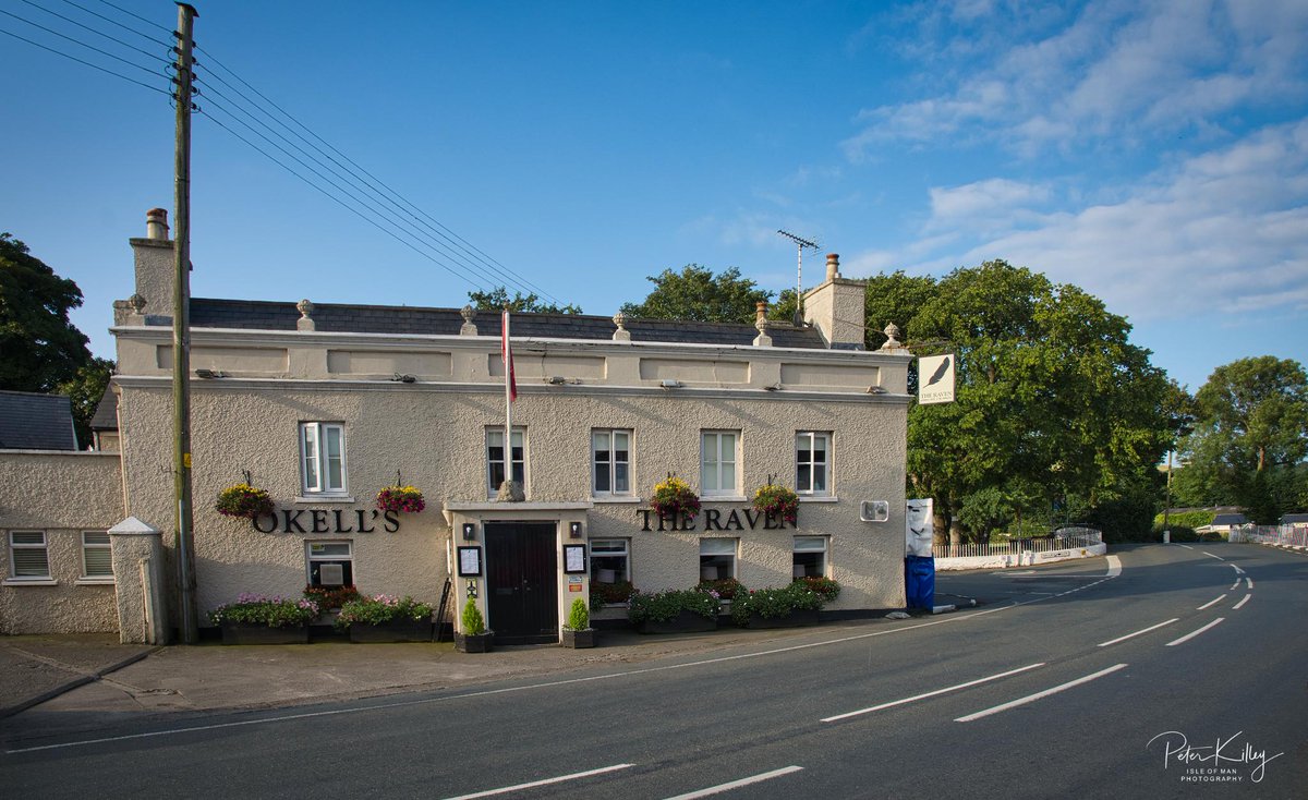 manxscenes's tweet photo. An early morning (OK earlyish 7am) picture of the famous Raven Pub and Ballaugh Bridge #isleofman #iomtt #ballaugh #ballaughbridge #theraven #raven #okells #IOMstory https://t.co/wscrHGv5AT