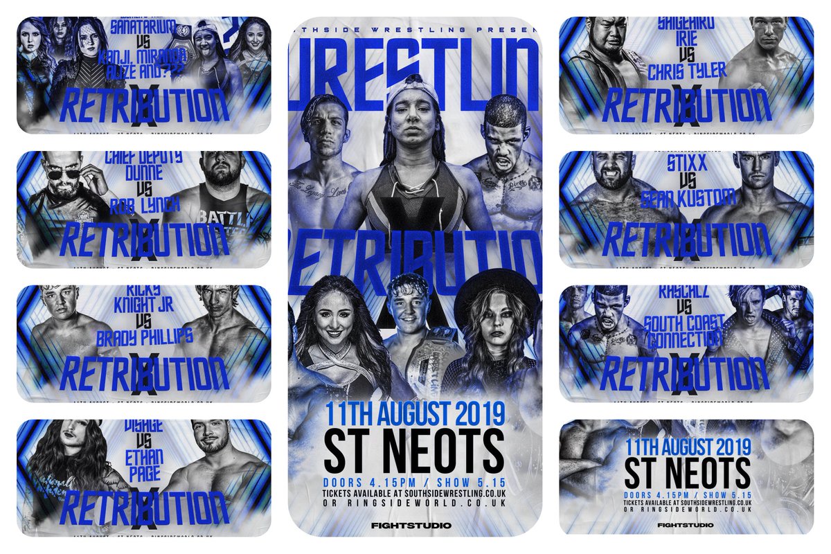 FINAL CARD FOR NEXT SUNDAY , plus maybe a surprise or two 

Limited 2nd &amp; 3rd row remain ! 
<a href="/KanjiDuku/">KanjiWrestles</a> <a href="/WrestlerShax/">Shax Wrestler</a> <a href="/NoFunDunne/">No Fun Dunne</a> <a href="/BattleTested_RL/">‘Battle Tested’ Rob Lynch</a> <a href="/Stixx_1/">Stixx</a> <a href="/SeanKustom/">TF⚡️DU</a> <a href="/OfficialEGO/">“All Ego” Ethan Page</a> <a href="/visagewrestler/">Haus of 'Visage'.</a> <a href="/wrestleography/">WRESTLEOGRAPHY📸</a> <a href="/HashtagWrest/">.</a> <a href="/Ivy_Wrestler/">Ivy</a> <a href="/StNeotsHour/">St Neots Hour</a> <a href="/stneotspeople/">St Neots People</a>