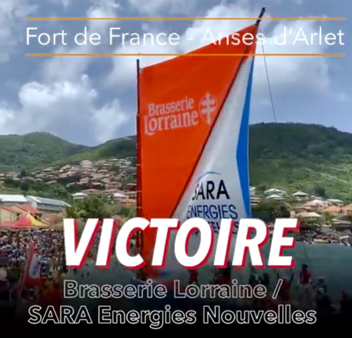 AMPI_MQ's tweet photo. #TDY2019 Vive les équipages ! Vive les #yoles ! Vive nos parrains #industriels ! #BASSERIELORRRAINE - #SARA #CHANFLOR @EDFenMartinique ? #ROYAL Et bravo à toutes ! #voile #Martinique https://t.co/bRBUGnQlBK