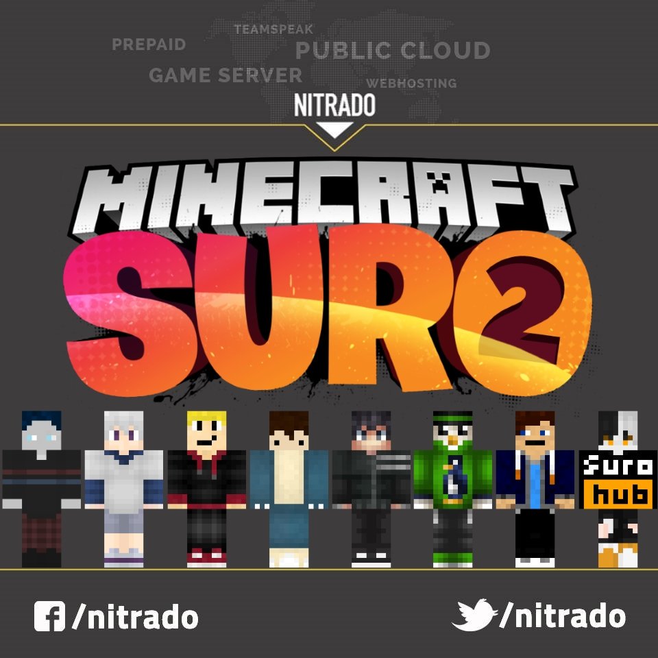 Nitrado's tweet image. Tag 10 in #suro2 
Gibt es heute ein Fight zwischen den Teams?
Heute geht es allerdings erst um 21 Uhr los und um 21:15 Uhr öffnet der Server!
Vorher aber natürlich erst #ungeklickt 😉
-&amp;gt; unge.tv

Seid ihr schon gespannt auf die heutige Folge #Suro ?

#nitrado