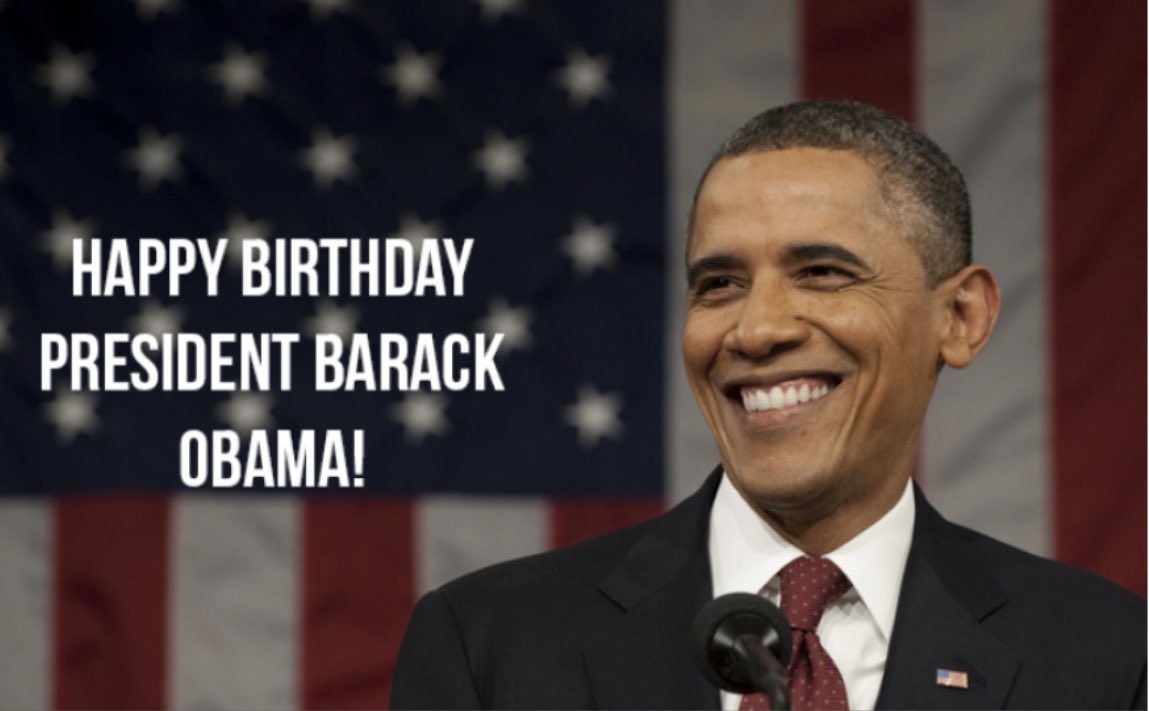 Happy 58th birthday to Barack Obama, our last real, legitimately-elected president. 