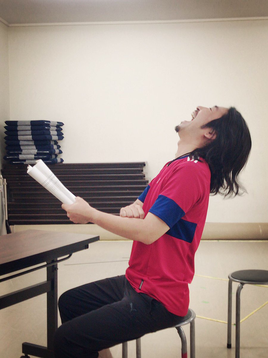 butai_labo's tweet photo. 本日稽古でした！

後藤田先生の大爆笑

何シーンなのか？

お楽しみに！

#池袋演劇祭
#後藤田文蔵
#走りだせスピードスター https://t.co/cwp6C2aYlg