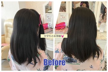 Setsalon Churaku 中学生 夏休み 黒髪 エクステ ヘアエクステ 沖縄市エクステ 沖縄エクステ 編み込みエクステ シールエクステ メッシュ インナーカラー ハイライト 退色の心配なし 地毛を傷めない 学生 沖縄ヘアエクステ 沖縄市ヘア