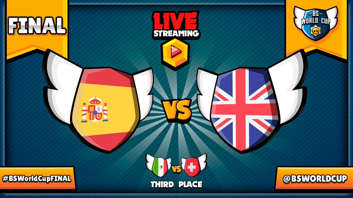 BS World Cup (@bsworldcup) on Twitter photo We remind you that at 19:00hrs UTC Sunday August 4, you can watch the rebroadcast matches in the following channels:
🏴 <a href="/Ark_BrawlStars/">Ark</a>  
🇫🇷 <a href="/Johannsiegrist/">GodSaveTheFish</a> <a href="/AxaelTV/">Axael TV</a> 
🇪🇸<a href="/SpiukYT/">SpiuK El Sabio</a> We remind you that at 19:00hrs UTC Sunday August 4, you can watch the rebroadcast matches in the following channels:
🏴 <a href="/Ark_BrawlStars/">Ark</a>  
🇫🇷 <a href="/Johannsiegrist/">GodSaveTheFish</a> <a href="/AxaelTV/">Axael TV</a> 
🇪🇸<a href="/SpiukYT/">SpiuK El Sabio</a>