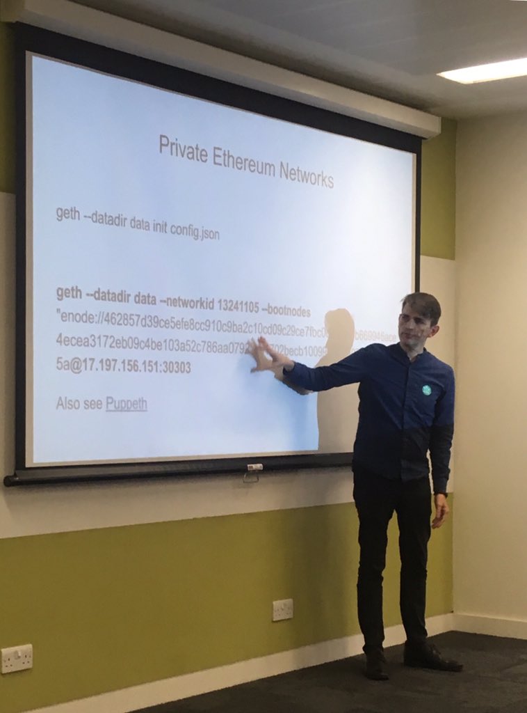 ctnimmo's tweet image. @extropyLaurence continuing with creating private #Ethereum networks for use on Enterprise systems. #blockchain #workonblockchain.