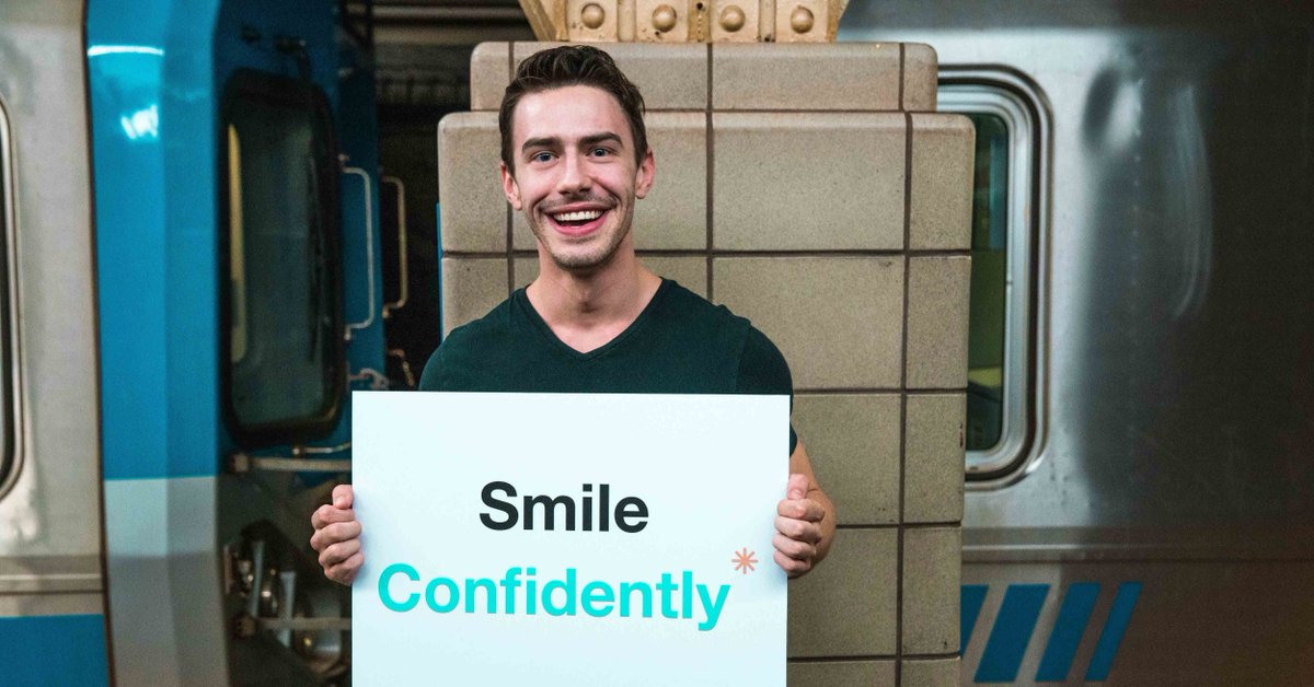 orthique's tweet photo. A confident grin goes a long way.  What does your smile say about you? https://t.co/gQj95OuVKu