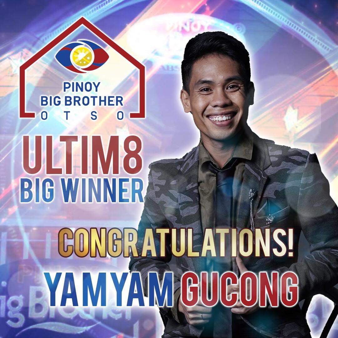 ABSCBN's tweet photo. Ikaw ang #PBBUltim8BigWinner, Yamyam! 👏 Once again, congratulations. 🎉 https://t.co/YNLKROLWLZ