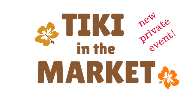 Tiki in the Market! A new fun way to get dirty in our Kitchen! Pu pu platters and Island Inspired Bevvys classes@kitcheninthemarket.com for more info! #getwhipped #cookingclass #tikicooking