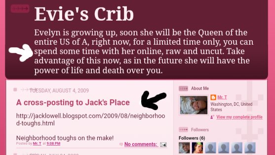 Incase you missed it in the last image, read the top of this one.☟This image (☟) also shows a link to "Jacks Place".