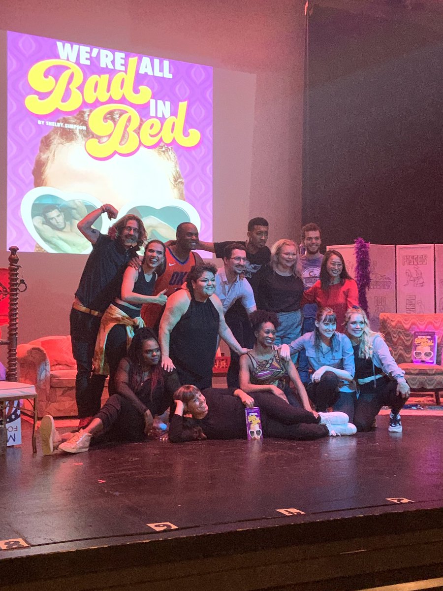 Omg last night was the best night of the summer ! If you haven’t seen it go see #badinbedlive <a href="/BadInBedLive/">Shelby Simpson</a> Shelby is amazing and the whole cast was BAD ASS! can’t wait to read the book !